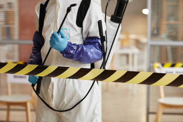 Professional Blood Cleanup technician working in Rushmore, MN